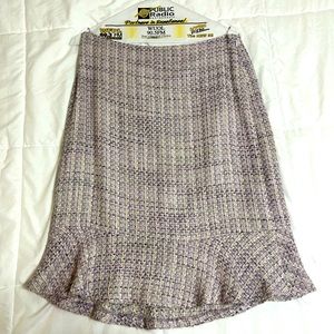 Ann Taylor Tweed Skirt Size 6